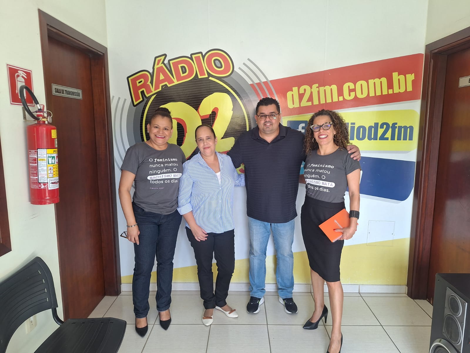Visita às rádios D2FM e Nova Difusão, em Santa Rita do Sapucaí (MG)